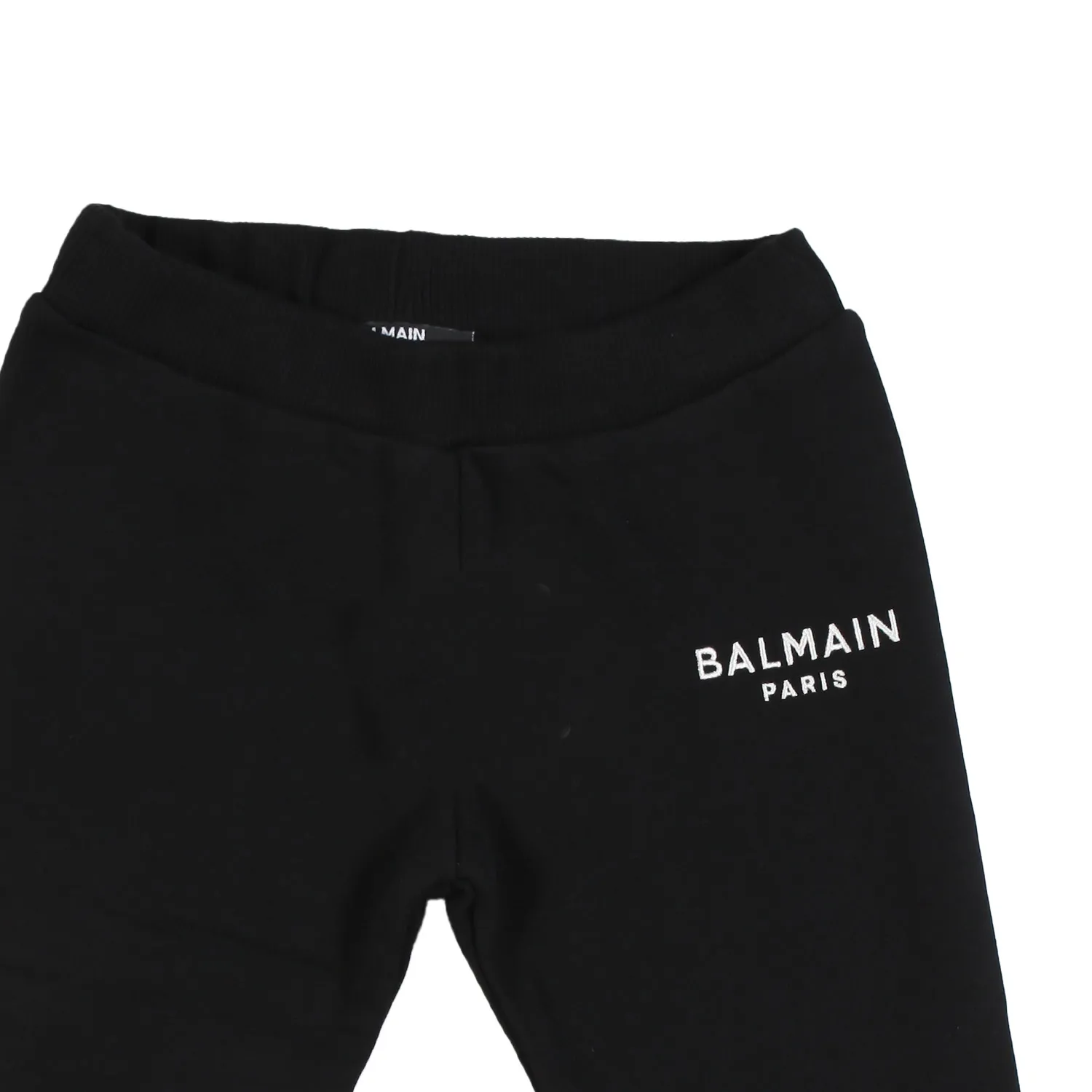 Pantalone Felpa Nero Balmain Bimba E Bimbo