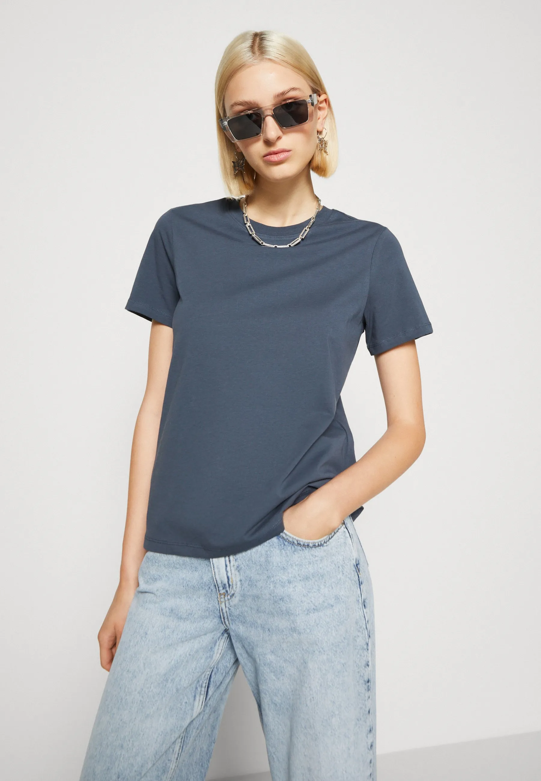 PCRIA SOLID TEE - T-shirt basic