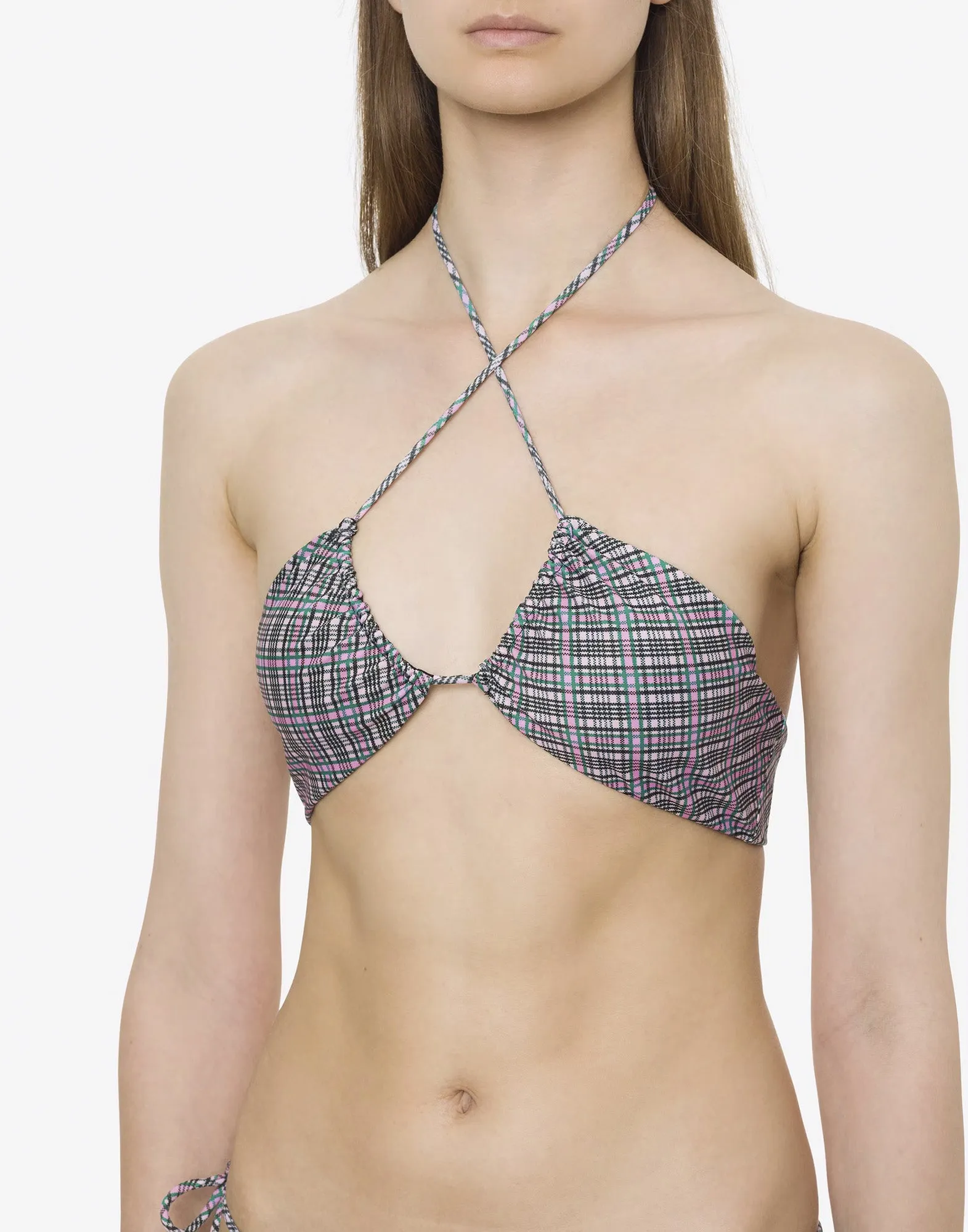 PHILOSOPHY Bikini con stampa Check