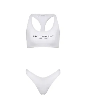 PHILOSOPHY Bikini con stampa logo