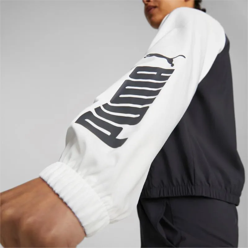 PUMA FIT LOGO WOVEN JACKET W