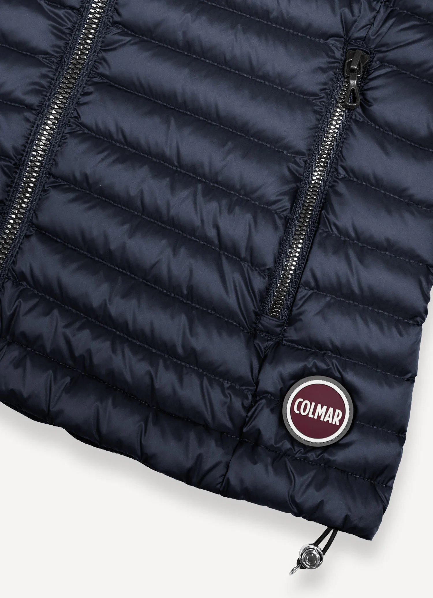 Quilted down vest