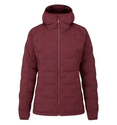 Rab Cubit Stretch Down Hooded Jacket (Deep Heather) Donna