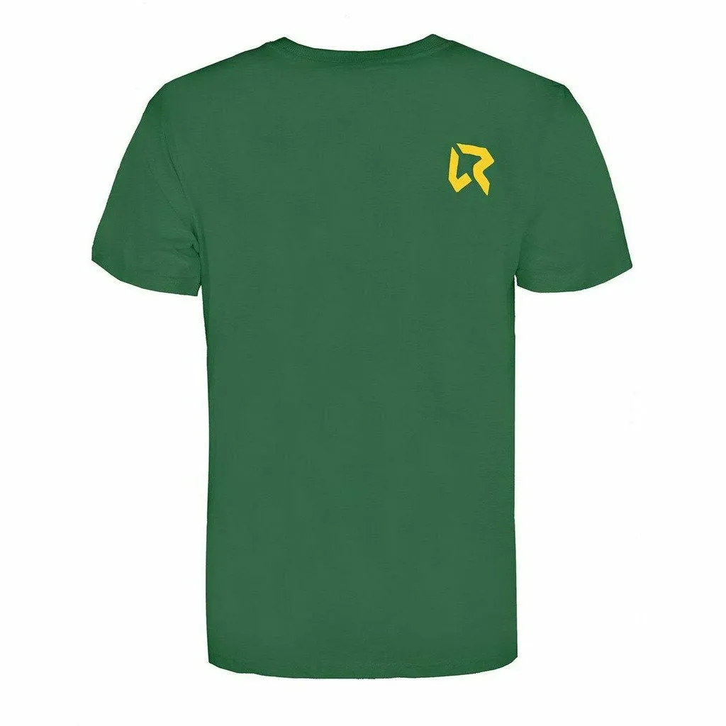 Rock Experience Gasomania Man T-Shirt Green - Maglia Outdoor Uomo