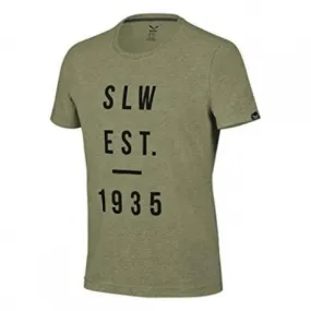 Salewa THOM TEE - MAGLIA UOMO oil green