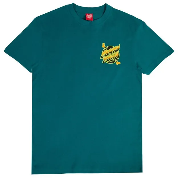 Santa Cruz Winkowsk Volcano Dot short sleeve t-shirt SCA-TEE-8818 verdigris