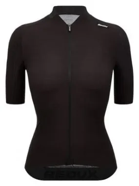 Santini Redux Speed Short Sleeve Jersey Black