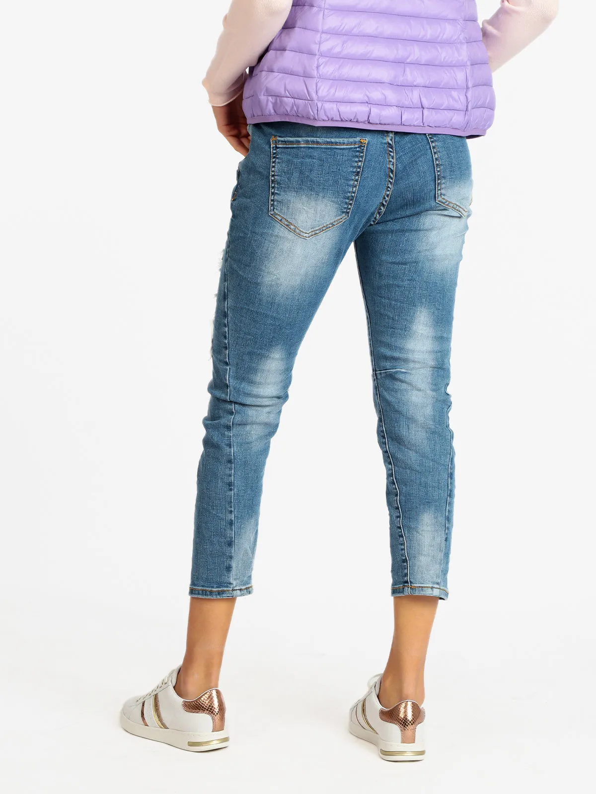 Sexy Woman Jeans femme avec patchs