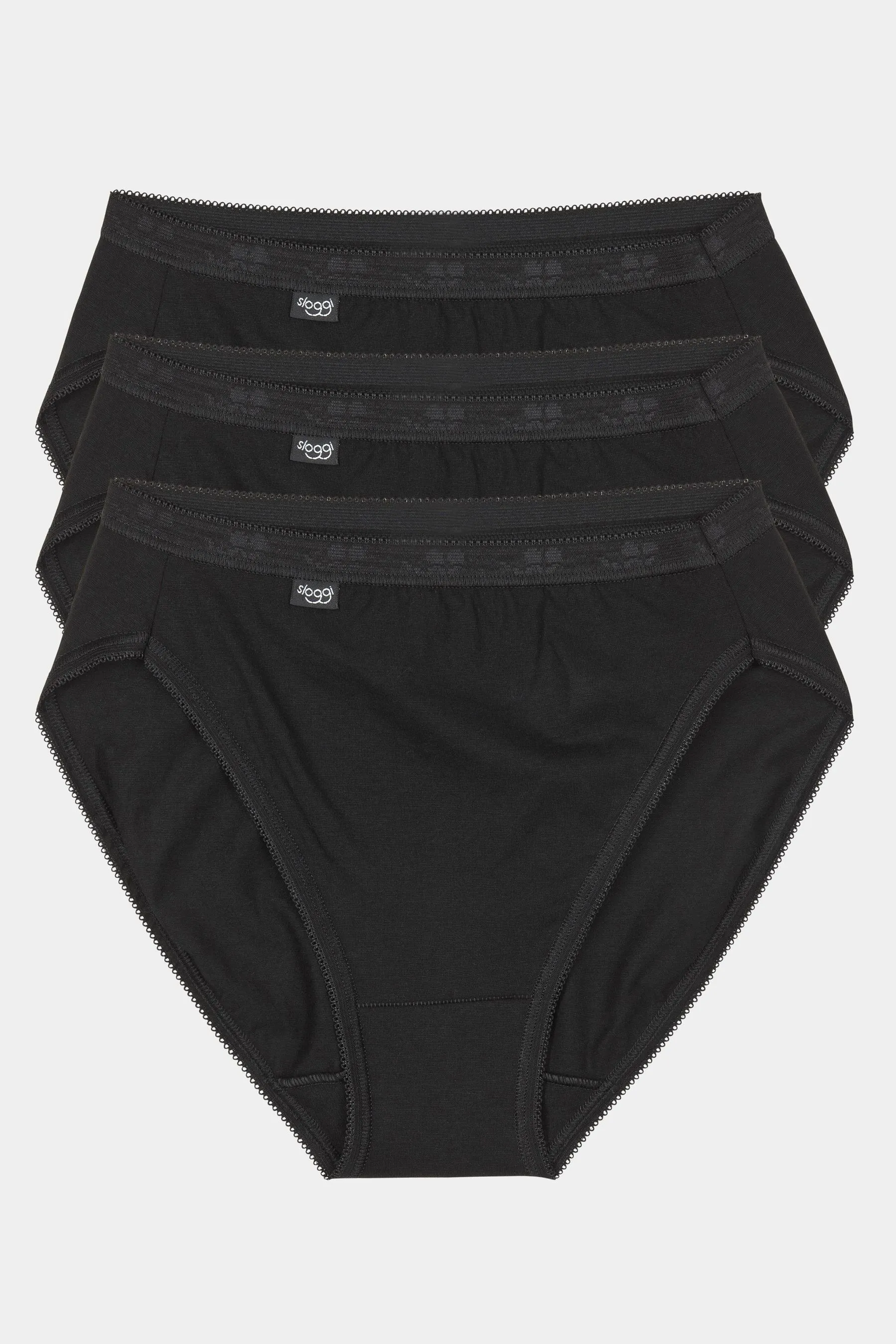 Sloggi Basic+ - Nero - Confezione da 3 slip