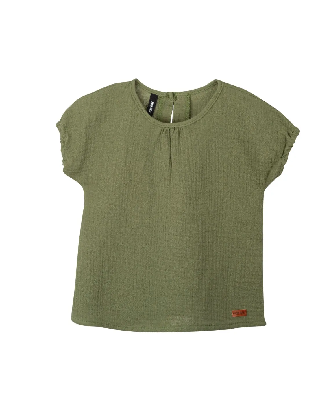 T-SHIRT BIMBA IN MUSSOLA DI COTONE BIOLOGICO