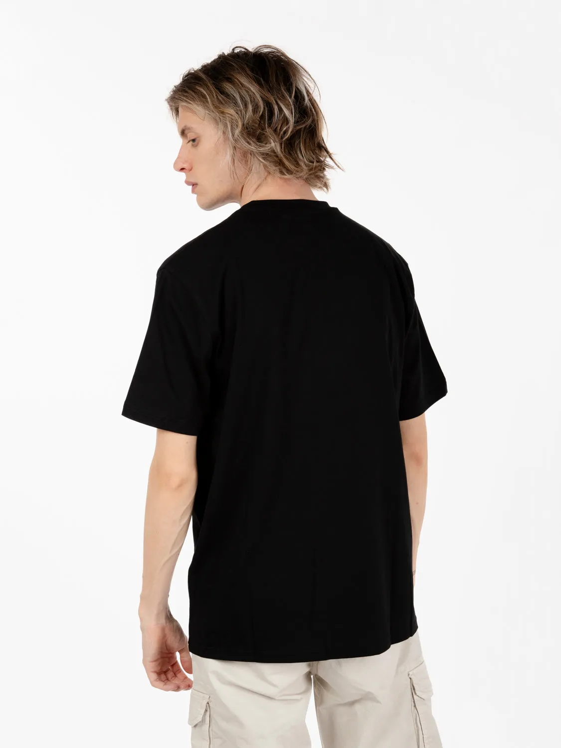 T-shirt con stampa nero