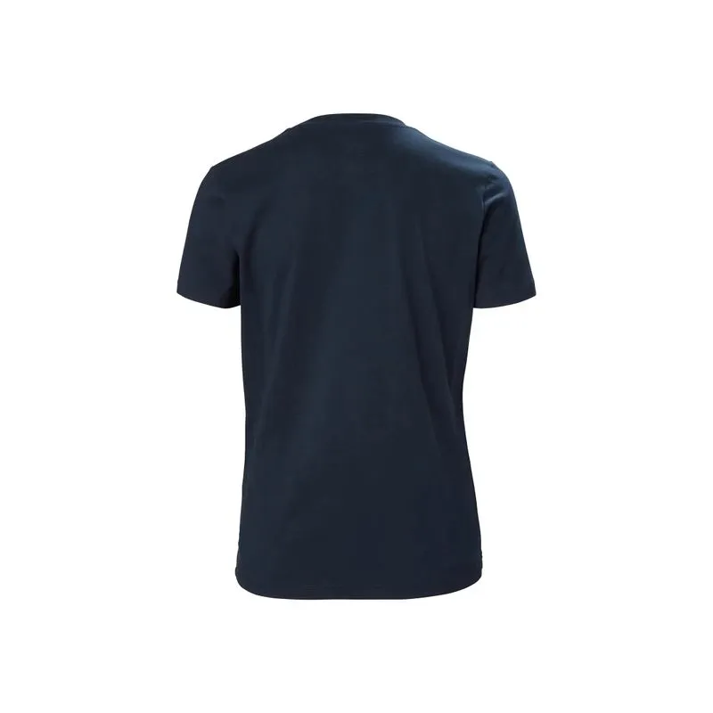 T-shirt Helly Hansen Logo T-shirt (Navy) Donna