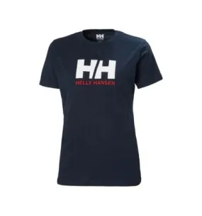 T-shirt Helly Hansen Logo T-shirt (Navy) Donna