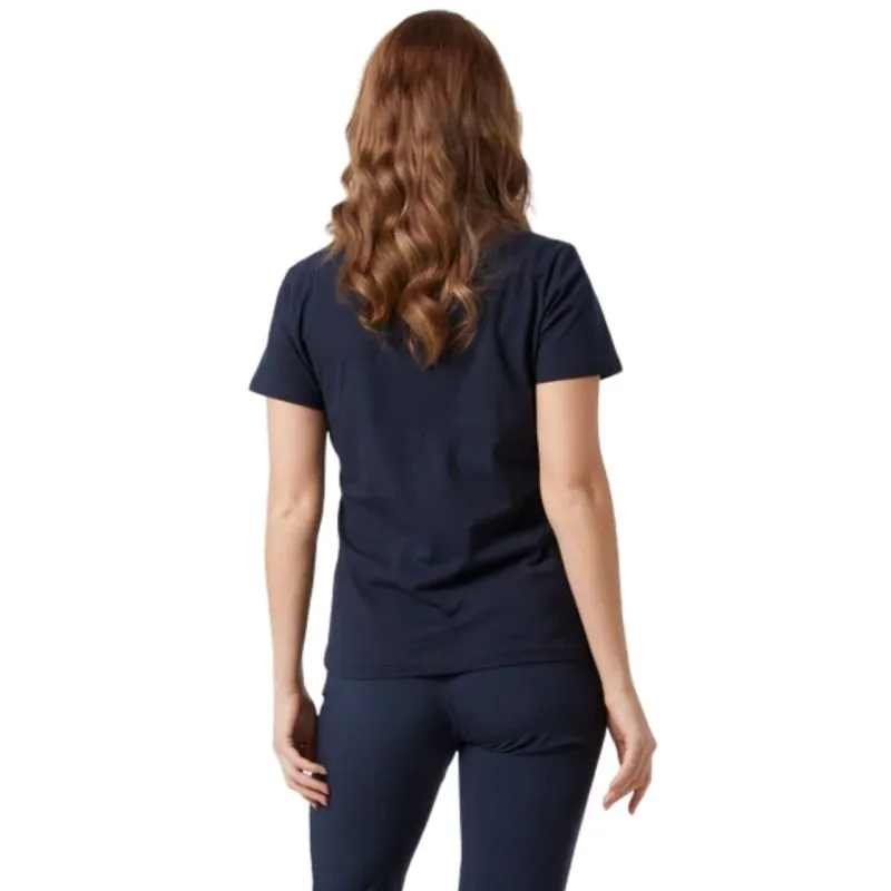 T-shirt Helly Hansen Logo T-shirt (Navy) Donna