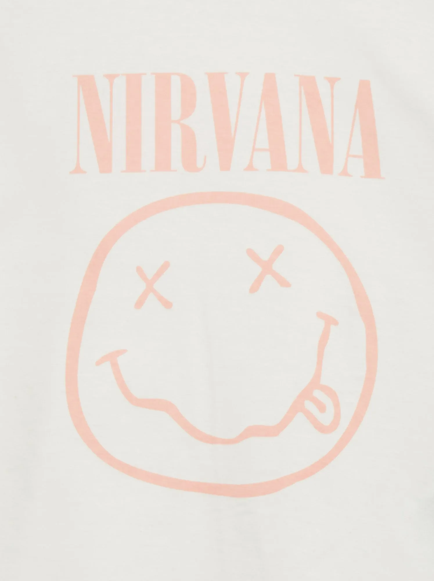 T-shirt 'Nirvana' a maniche corte - BIANCO