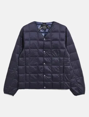 Taion V-Neck Button Down Jacket Navy