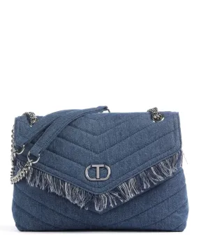  Twinset Dreamy Denim Borsa a spalla tissu jeans  