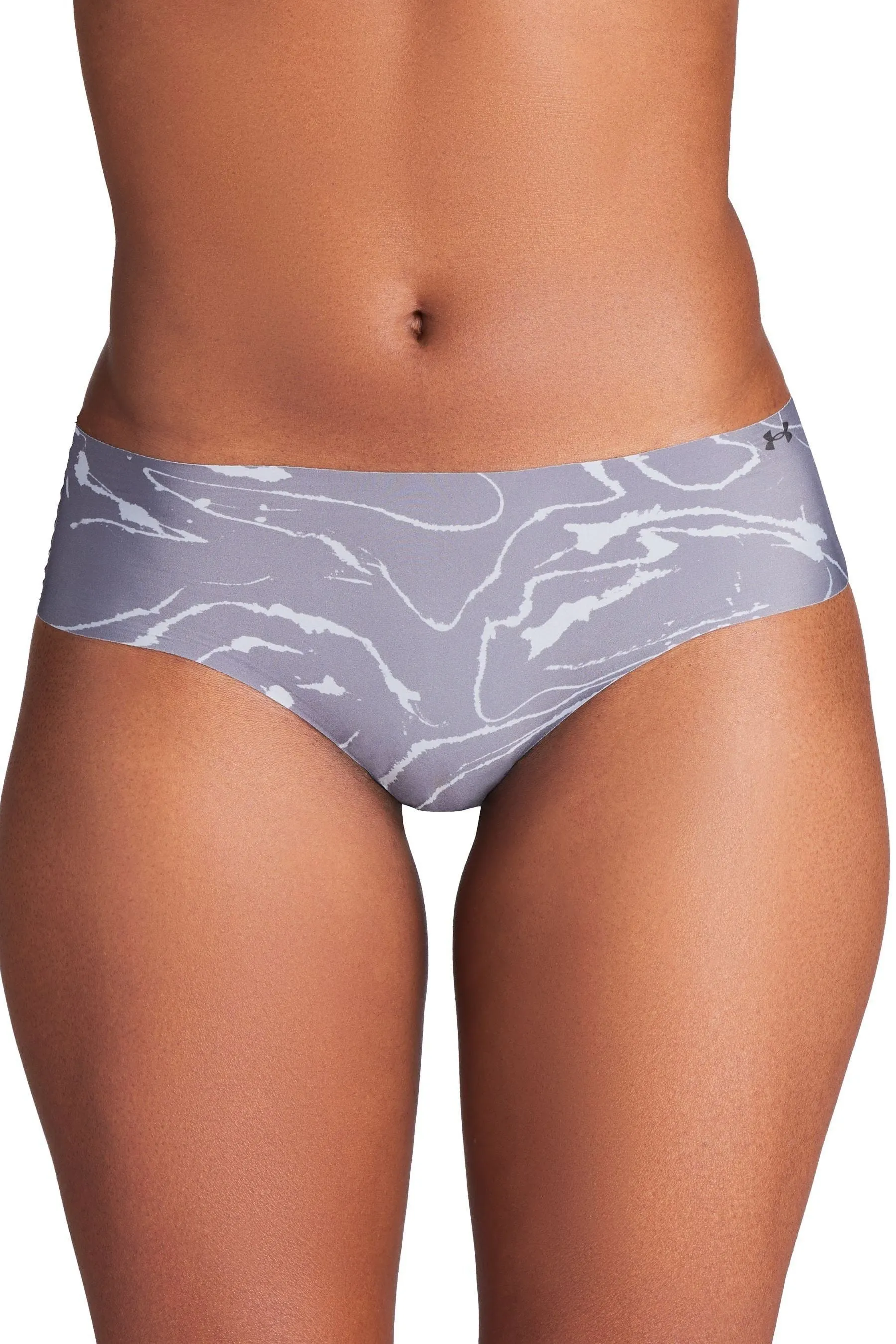 Under Armour - No Show - Slip 3 Confezione con stampa a vita bassa in tessuto puro elasticizzato