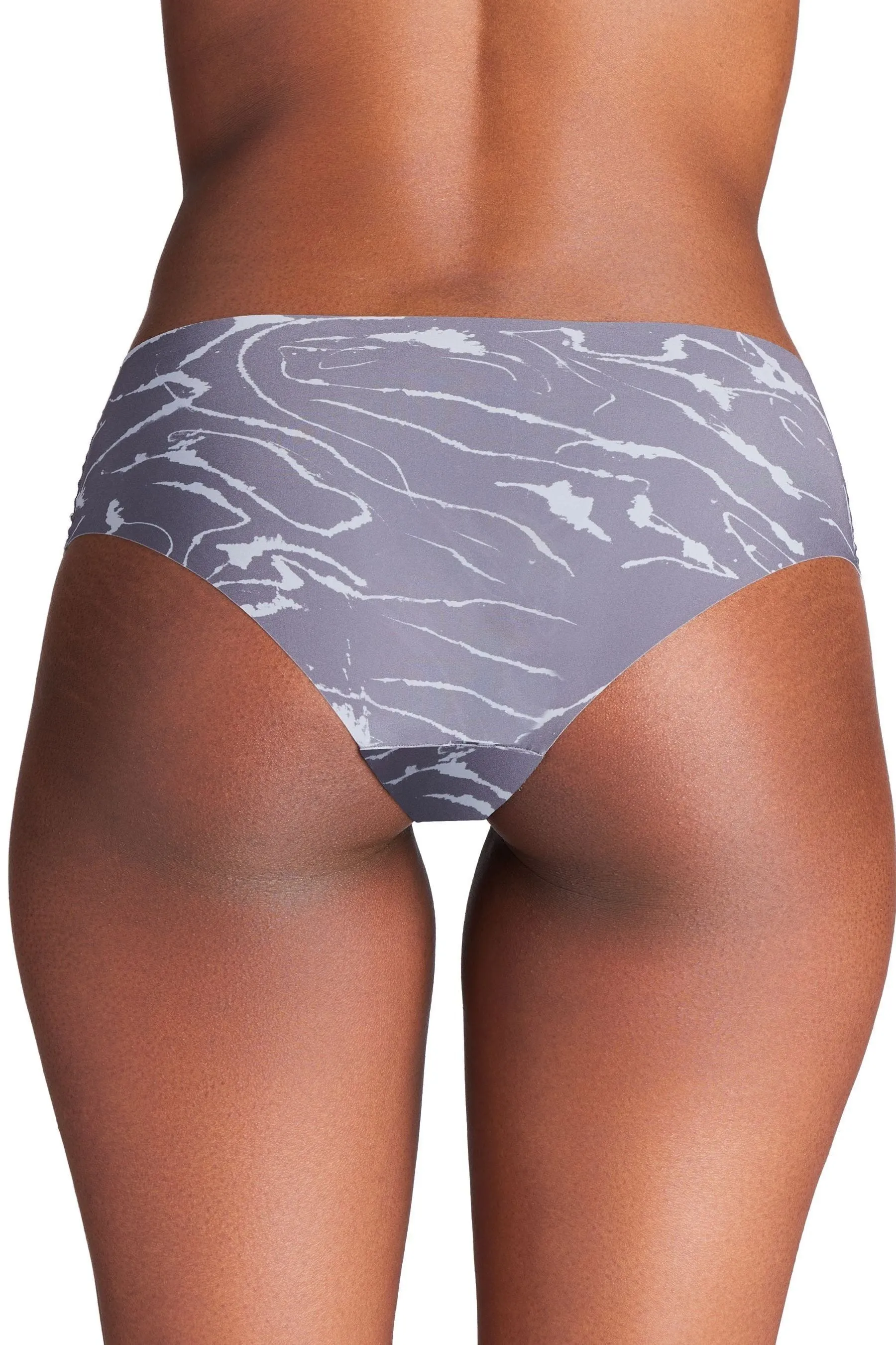 Under Armour - No Show - Slip 3 Confezione con stampa a vita bassa in tessuto puro elasticizzato