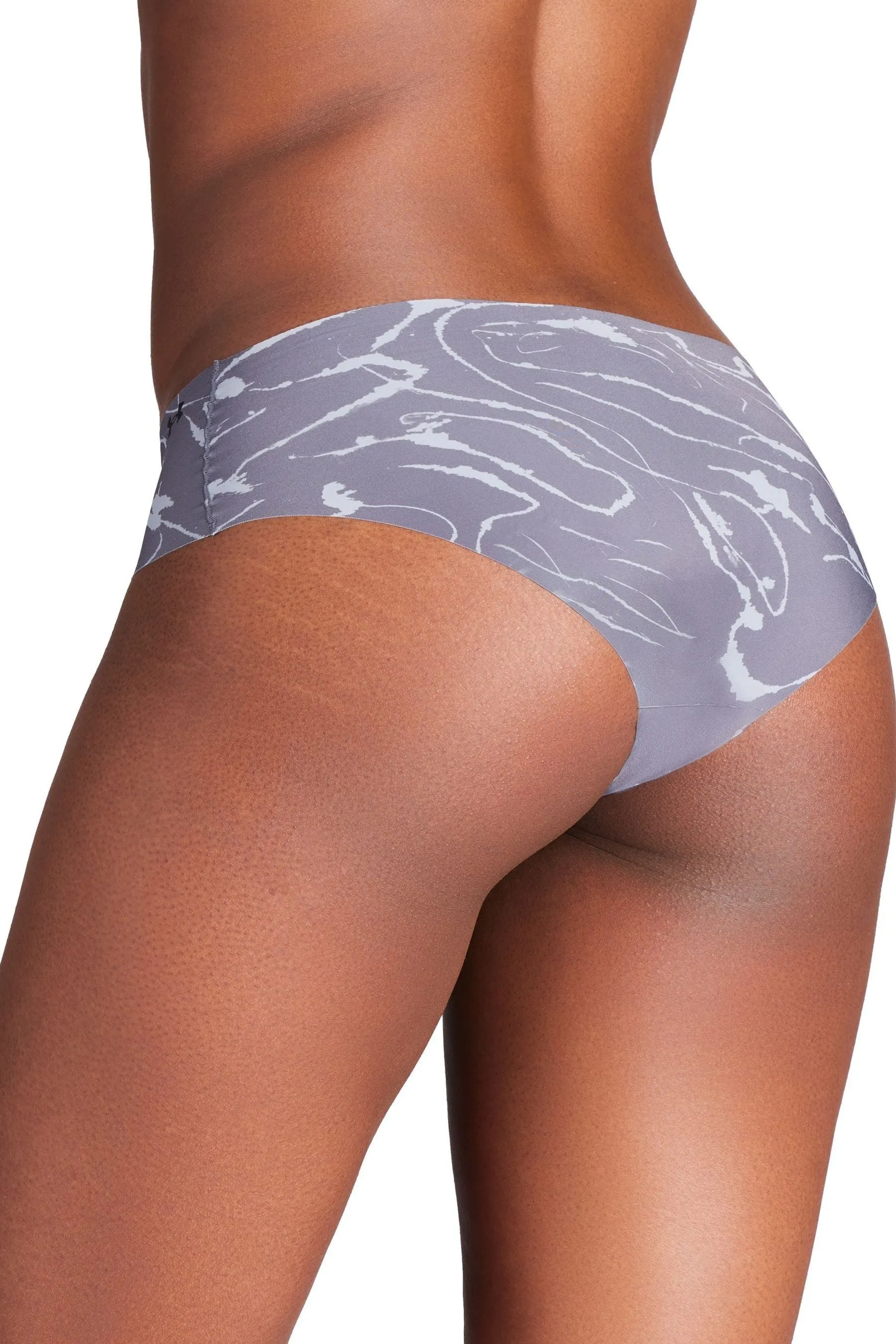 Under Armour - No Show - Slip 3 Confezione con stampa a vita bassa in tessuto puro elasticizzato