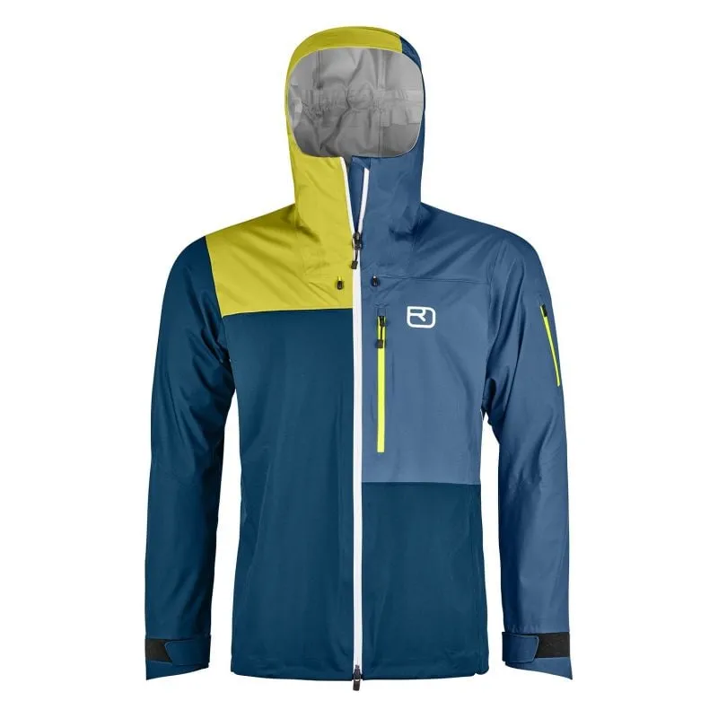 Uomo Ortovox 3l Ortler Jacket (blu petrolio)