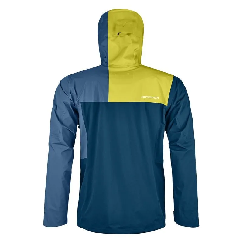 Uomo Ortovox 3l Ortler Jacket (blu petrolio)