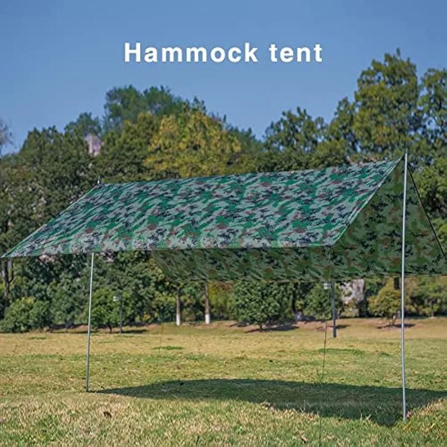 Virtcooy Amaca Rain Fly – Telo per Tenda da Esterno – Hammock Rain Fly per Il Campeggio – Telo per Amaca Impermeabile Resistente