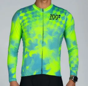 ZOOT LTD CYCLE SUN STOP LONGSLEEVE M'S JERSEY ELECTRIC